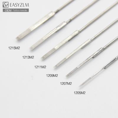 China 50pcs Permanent Disposable Sterilized Tattoo Needles For Medical Liner 316 Stainless Steel 0.35mm Tattoo Needles for sale