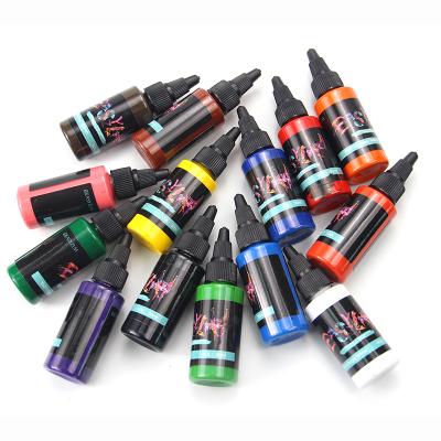 China Beautiful Body Art Tattoo Ink Set For Temporary Tattoo Printing Machine for sale