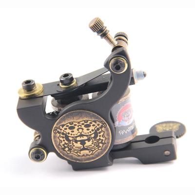 China Professional Permanent Tattoo Machine Gun 10 Wrap Rotary Tattoo Machine Coil Frame for sale