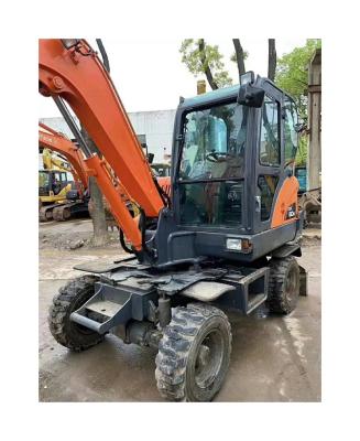 China Various popular factory sale product popular wheel excavator small wheel excavator Hyundai Used Japanese Excavator Mini 0.3mÂ ³ for sale