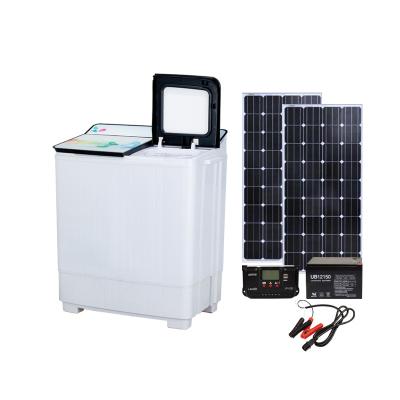 China Energy Saving DC 12V Solar Car Washing Machine Twin Tub Washing Machine With Glass Panel for sale