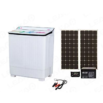 China NEW DC 12V semi automatic car washing machine with solar panel for home for sale