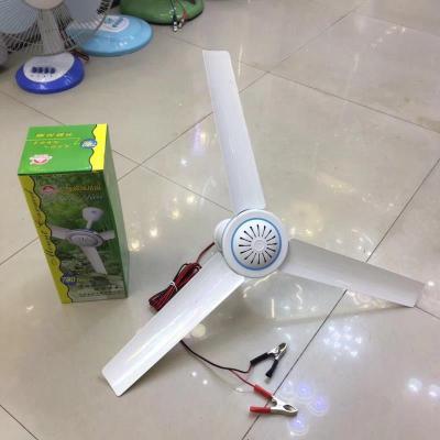 China Fc11-1200 China DC 12V Circulation Chandelier Roof Foldable Solar Battery Powered Rechargeable Ceiling Fans For Home for sale