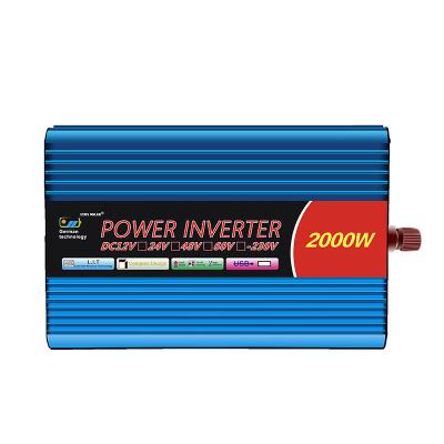 China 12V/24V To 220V 4000W Inverters And Frequency Converters Solar Hybrid Pure Sine Wave Inverter Panel For Solar Panel System 30*25*7 for sale