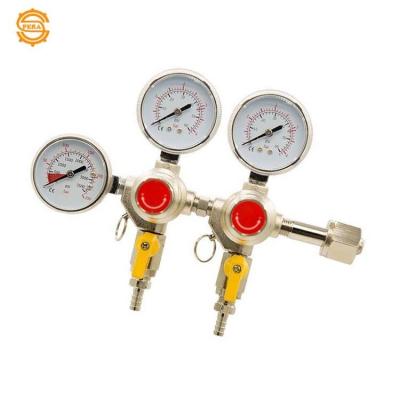 China Shutoff Industrial Multi Acetylene Air Gas Cylinder Two Stage Pressure Regulator for sale