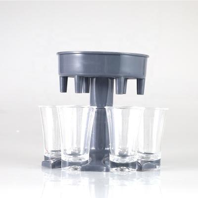 China Shots 6 Viable Shot Glasses Dispenser & Holder / Dispenser / Liquor Bar for sale