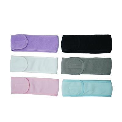 China Fashion Headbands Custom Adjustable Headband Elastic Hair Bands HOOK&LOOP Wearable Head Band For Women for sale