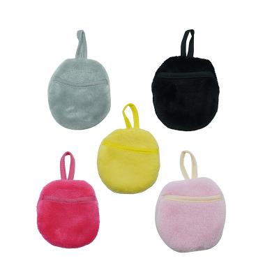 China Reusable Compressed Makeup Remover Pads Microfiber Wipes Make Up Removal Round Shape Cleaning Pads Tool for sale