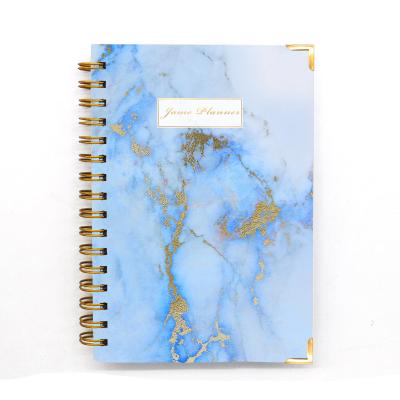 China paper & Custom 2021 Spiral Notebooks Notebook Jame Book Printing Planners Journal Agenda Diary Calendar Spiral Notebooks for sale