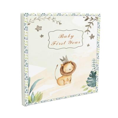 China 2021 Customs Main Hot Selling Fantasy 2021 Cover Hard Print Wholesale Children's Growth Booklet Baby Memory Books for sale