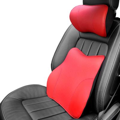 China CG Waterproof Car Headrest Lumbar Support Neck Pillow. Anti-Static Back Support Cushion Memory Foam Neck Pillow Waist Cushion Car Seat for sale