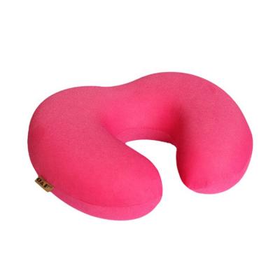 China Fashion RTS The Factory Wholesale Colorful Relieve To Foam Travel Elastic Material With Car Neck Headrest U-Shape Pillow for sale