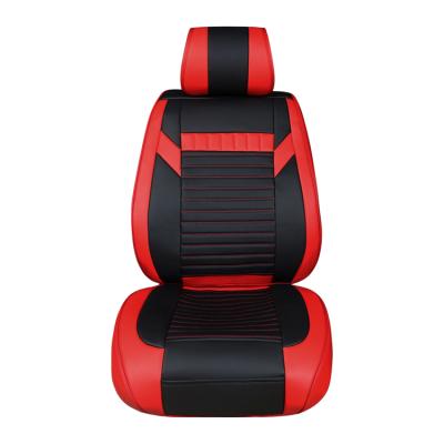 China Fashion Hot Selling Luxury Full Set 3D Car Universal Full Seats Cover Set PU Leather For Car for sale