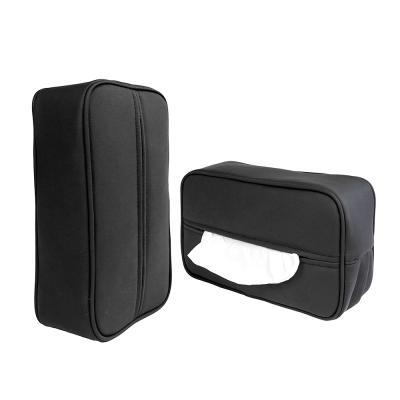 China Business/Auto Organizer For Car Accessories Tissue Paper Car Back Seat Headrest Luxury Universal Box Holder for sale