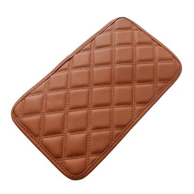 China Universal Business Car Accessories PU Leather Protective Case Car Armrest Pad For Auto Car for sale