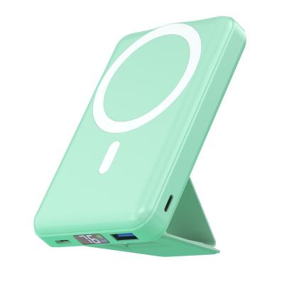 China High Quality Super Fast Charging Support 20W Power Bank 10000mah Digital Display Charger 10000mAh 22W Wireless Foldable Portable Magnet For iPhone for sale