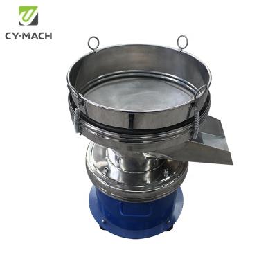 China 450 Small Round Type Vibration Filter Powder Coating Sieve Simple Operation Flour Separator for sale