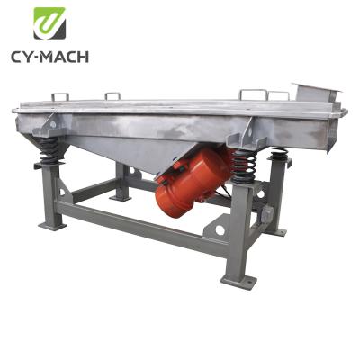 China Simple Operation Sand Vibrating Separator Linear Sieve / Linear Vibrating Screen for sale