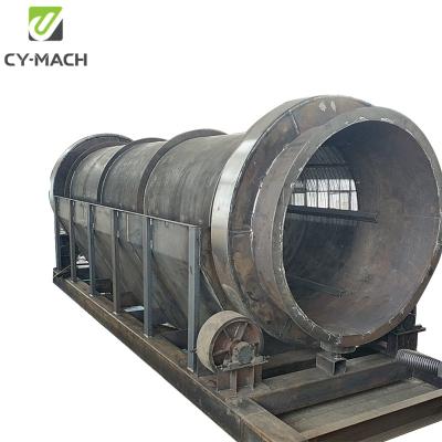 China Large capacity fertilizer granules trommel screen machine before sisc granulator machine for organic fertilizer for sale