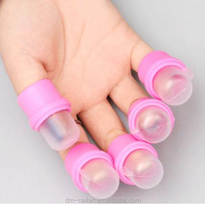 China Nail Gel Polish Remover 10pcs Pack Nail Polish Remover Clip Nail Plastic Gel Soaker For Polish Removal for sale