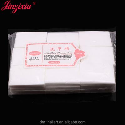 China Nail Salon Gel Polish Remover Cotton Pads Nail Art Cleaning Wipes Nail Polish Remover Cloths for sale