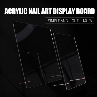 China Art Tools Nail Color Acrylic Professional Color Palette Nail Display Board Nail Salon Display Board for sale