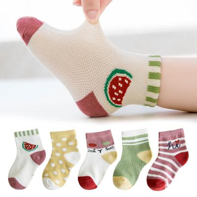 China Cute Breathable Kids Socks Cotton Drop Shipping Boy Tube Cotton Socks Knitted Grip Kids Soft Cartoon Baby Socks Anti Slip Ready To Ship for sale