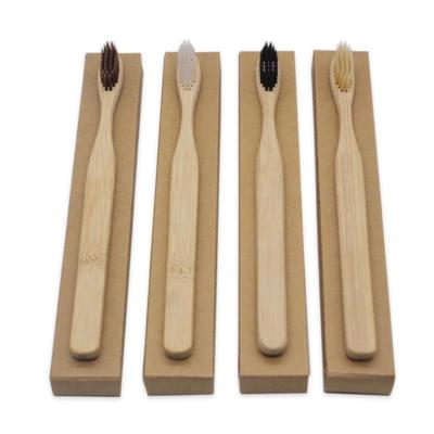 China Wholesale Disposable Portable Bamboo Toothbrush Customized Bamboo Toothbrush With Customized Packing And Logo for sale