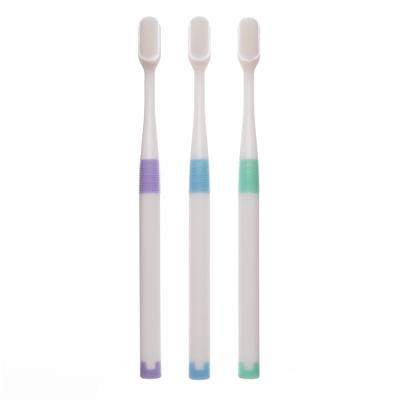 China 2023 Environmental Private Label Toothbrush 10000 Bristle White Ultra Soft Toothbrush For Pregnant for sale