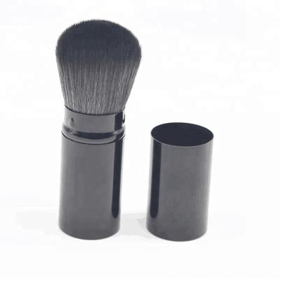 China Angular Blush VB-PB01 Vanson Makeup Tool Base Powder To Blush Shiny Black Retractable Makeup Kabuki Brush for sale