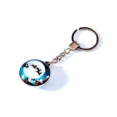 China China JY High Level Custom Crystal Souvenir 3d Key Chain Laser Engraving Crystal Glass Key Chain for sale