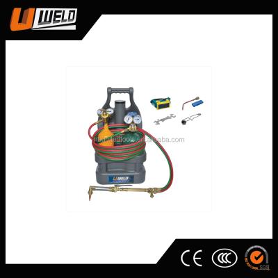 China Welding and Cutting Ningbo UWELD Portable Plastic Welding Kit with Gas Cutting Torch for sale