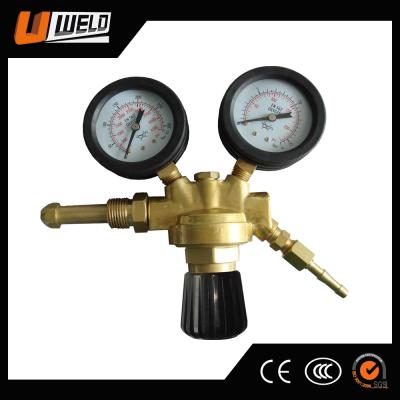 China Full Brass Pressure Regulator UWELD UW-1419 Italy Type Nitrogen Gas Pressure Gauge Regulator for sale