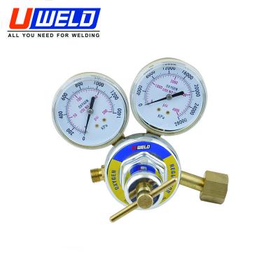 China Uweld Industrial 2021 Acetylene Propane Argon Oxygen Regulator Gas Cutoff For Welding Cutoff Use for sale