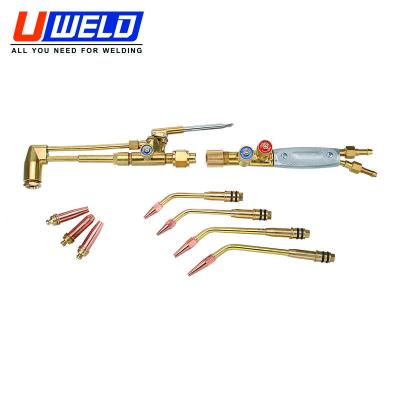 China Swiss Brass Torch Handle Blowtorch With Welding Tips UW-1218 for sale