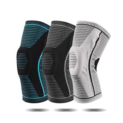 China Sports Protective High Quality Patella Safety Weightlifting Knee Sleeves Anti Slip Knee Support Retraining Brace for sale