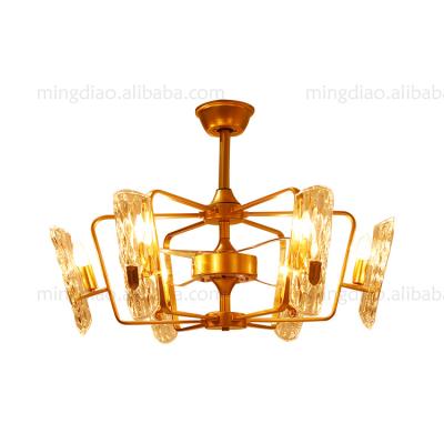 China Lighting Modern Decorative Luxury Led Ceiling Fan Fancy Living Room Ceiling Fan Light for sale