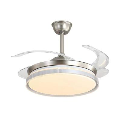 China Wholesale Modern Minimalist Light Border Fast Air Circulation + Lighting Factory Home LED Ceiling Fan Light for sale