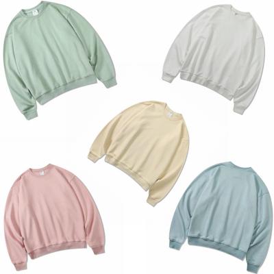 China Breathable Hot Selling Casual Crewneck Long Sleeve Pullover Plain White Sweatshirt Unisex Hoodies for sale