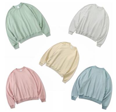 China Breathable Hot Selling Cheap Round Neck Pullover Long Sleeves No String Plain Women's Empty Hoodies for sale