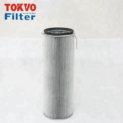 China Japan toray ce filter fiber material have strong hardness round hepa kit air dust collector 5 10 micron filter cartridge for sale