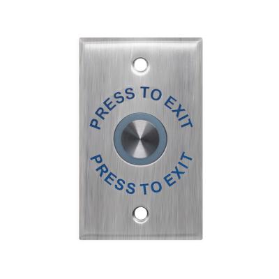 China Mechanical Exit Door Version miTEC Exit Push Button Switch Panel for Piezo Door Version Access Control System Exit Switch Heavy Duty Contact for sale