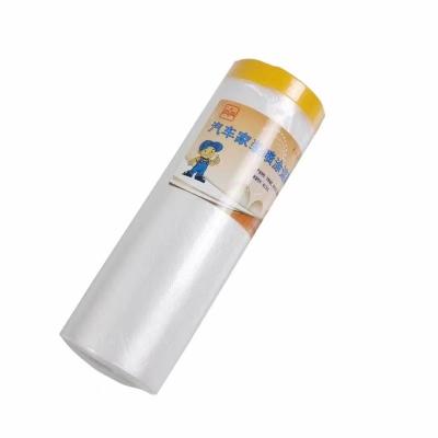 China Furniture Moisture Proof Protective Spray Protective Film Self Adhesive Paint Waterproof Masking Film for sale