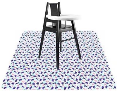 China Polyester Fashion Mats For Under High Chair High End Polyester Material Anti Slip Baby Play Mat for sale