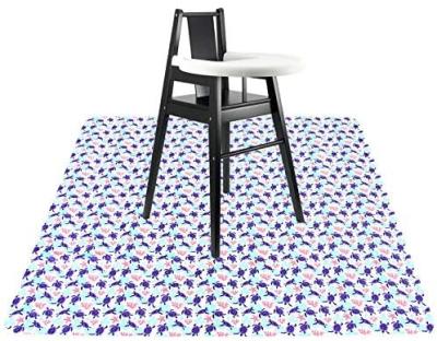 China Washable Under Umpire Chair Protect Floors Table Protector Mat Newest High Quality Messy Play Mat For Baby Child for sale