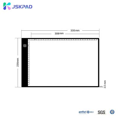 China School JSKPAD A4 Size Drawing Board Tattoo LED Light Box Light Wireless Acrylic Discovery Pad for sale