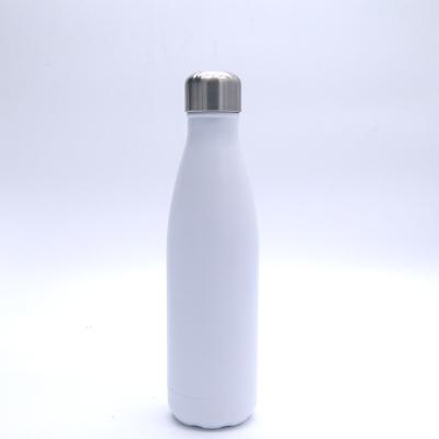 China Custom Sustainable Cola Shape Fitness Double Layered Vacuum Insulated Water Bottle for sale