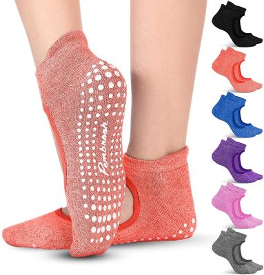 China Sporty Custom Grip Pilates Socks Yoga Socks For Women for sale