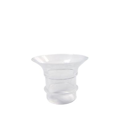 China BPA Free Portable Breast Pump Accessories Silicone Flange 17/19/21/24mm Insert For Milk Collection Cup for sale