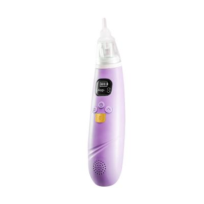 China Custom Wholesale Light Electric Baby Vacuum Ear Suction Machine ABS+PC+PP+Food Grade Silicone Nasal Aspirator For Clean for sale